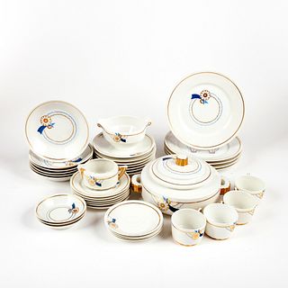 Limoges French Art Deco Porcelain Set
