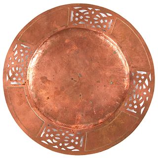 Attrib. St. Paul School of Art Handwrought Copper Tray