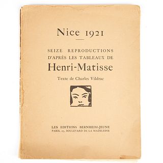 Henri Matisse "Nice 1921" 1922