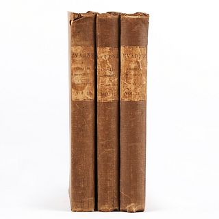 Charles Rowcroft "Evadne" 1850 3 Volumes