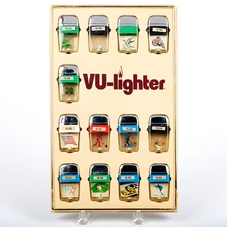 Grp: 13 Lighters in VU Lighters Display Tray