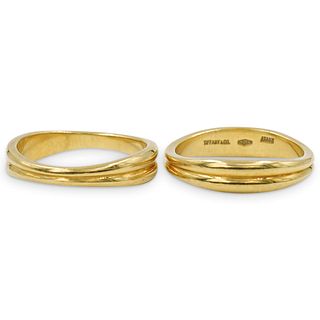 18K Gold Tiffany & Co Stacking Bands