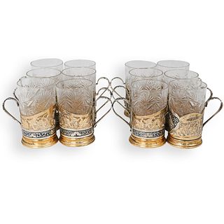 (12 Ps) Russian Silver Cups