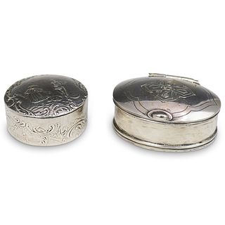 Lot of Sterling Silver Pill Boxes