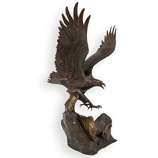 Ronald Van Ruyckevelt Bronze Eagle Statue