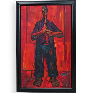 Angel Chavez (Peruvian, 1929 - 1995) Oil On Canvas