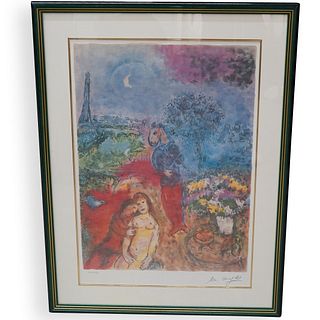 Marc Chagall (Russian-French, 1887-1985) " Musical Bouquet" Serigraph