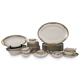 (37 Pc) Limoges Haviland & Co. Porcelain Set
