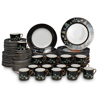 (86 Pcs) Fitz and Floyd "Chinoiserie" Porcelain Set