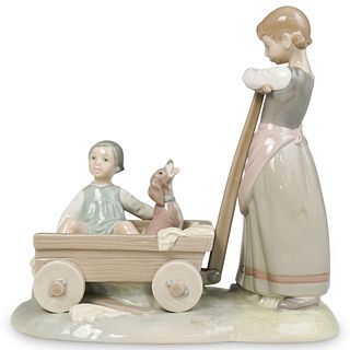 Lladro "The Wheelbarrow" Figurine