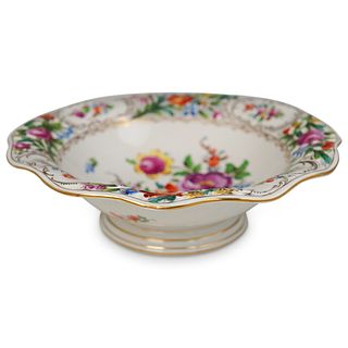 Decorative Dresden Reticulated Footed Bowl