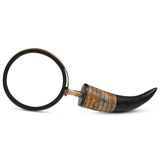 Magnifying Glass Mounted Horn