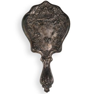 Antique Sterling Silver Hand Mirror