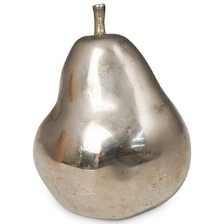 Sterling Silver Overlay Pear