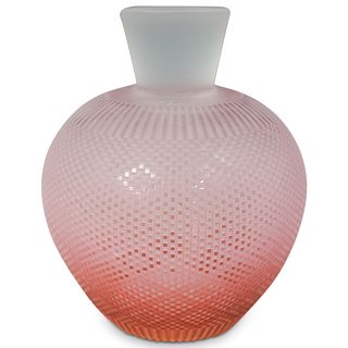 KW Le Duier Signed Art Glass Vase