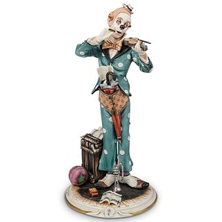Capodimonte Clown Figurine