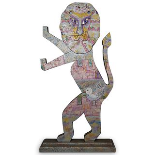 Leslie Naveh "Lions of Jerusalem" Sculpture