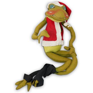 Vintage Annalee Mobilitee Doll Christmas Frog