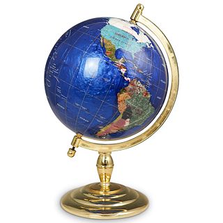 Semi-Precious Stone Globe