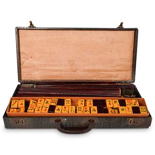 Vintage Bakelite Mahjong Set