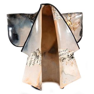 Etsuko Sakimura, American.Contemporary Sculpture of a Kimono
