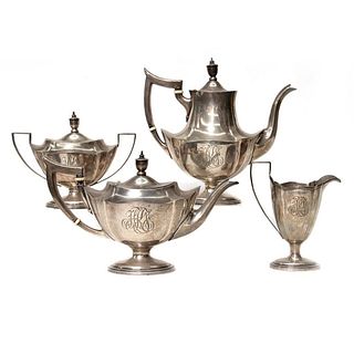 Neoclassical Sterling Tea and Coffee Set
