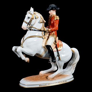 Vienna Porcelain Lipizzaner Horse and Rider
