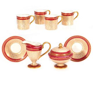 Royal Worcester Porcelain Part Tea Set