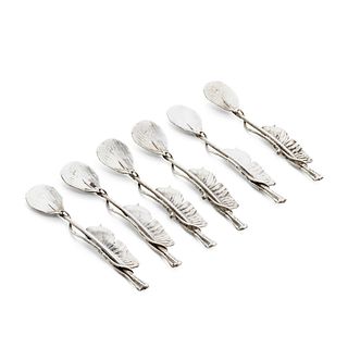 Claude Lalanne, lolas demitasse spoons, set of six