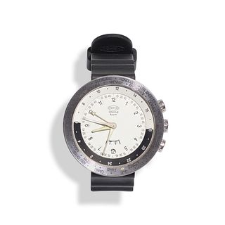 Marc Newson, Seaslug Worldtimer Alarm wristwatch, Ref. HHR70