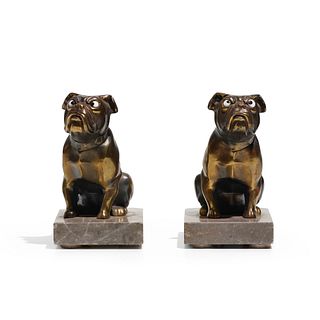 French, Bulldog bookends