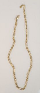 14K gold chain with large links, 21.2 gr.