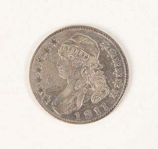 1811 capped bust half dollar, XF.