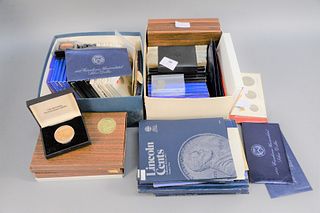 Large coin lot to include, ten proof sets: 1968 - 1977; Thirteen Mint sets: 1968 - 1977; Three Special mint sets: 1965, 66 and 1967; Proof coins, 3 Ei