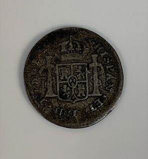 Carolus IIIc 1802 silver coin.