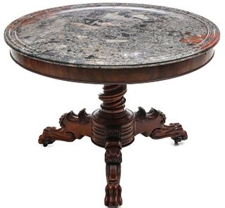 A FINE AND HANDSOME 19TH C. LOUIS PHILIPPE CENTER TABLE