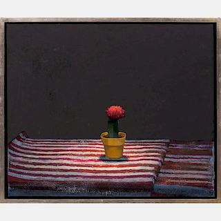 David Jewell (20th Century) Cactus Acrylic on canvas