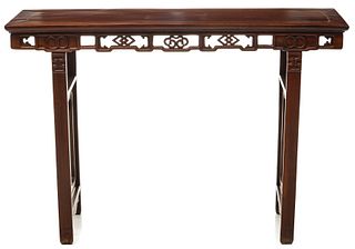 AN EARLY TO MID 20TH C. CHINESE HARDWOOD ALTAR TABLE
