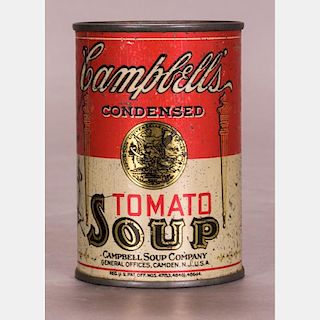 Andy Warhol (1928-1987) Campbell's Tomato Soup Tin can