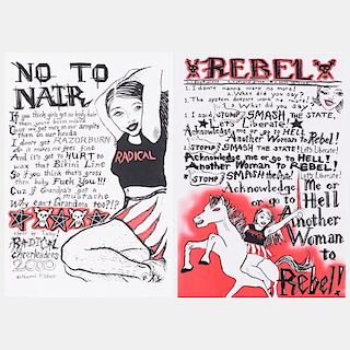 Naomi Fisher (b. 1976) No to Nair and Rebel Digital print