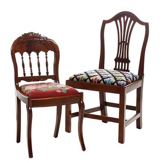 18TH AND 19TH CENTURY SIDE CHAIRS