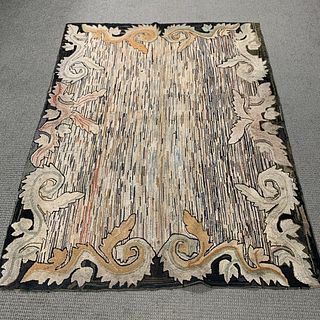 Hooked Carpet, America, c. 1920, 11 ft. 5 in. x 8 ft. 6 in.