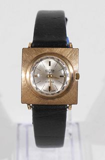 Vintage Vulcain Art Deco Gold Wrist Watch