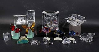 Group of Swarovski Crystal Figurines