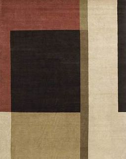 Layout Color Block 8'X10' Wool Rug