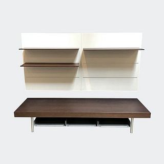Pass Shelving Unit With Media Console