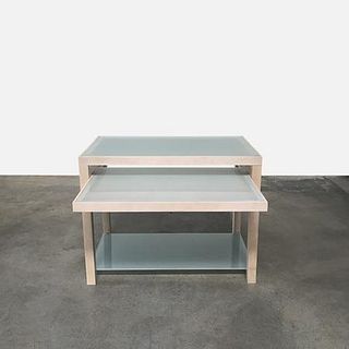 Frosted Glass Occasional Table / Desk