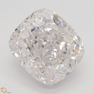3.09 ct, Natural Very Light Pink Color, IF, Cushion cut Diamond (GIA Graded), Unmounted, Appraised Value: $410,900 
