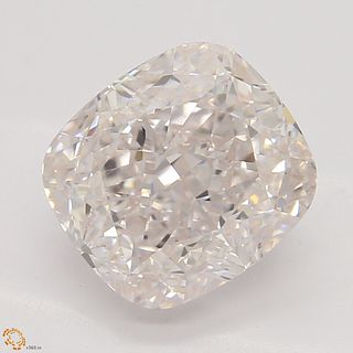 2.21 ct, Natural Very Light Pink Color, VVS2, Cushion cut Diamond (GIA Graded), Unmounted, Appraised Value: $238,600 
