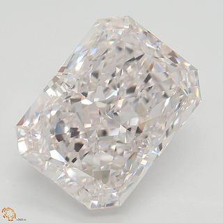 4.32 ct, Natural Very Light Pink Color, VVS1, Radiant cut Diamond (GIA Graded), Unmounted, Appraised Value: $552,900 